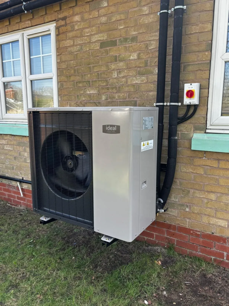 Air Source Heat Pump installation by Prime Energy Solutions